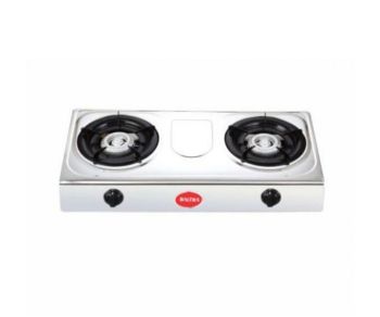 Baltra Gas Stove Bliss 2 Burner Stainless BODY